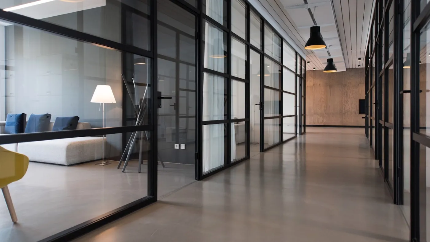 Creative office environment supporting service website planning and growth